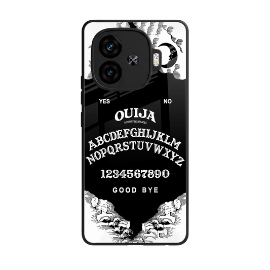 Ouija back phone cover | glass case for iqoo neo 10r 5g
