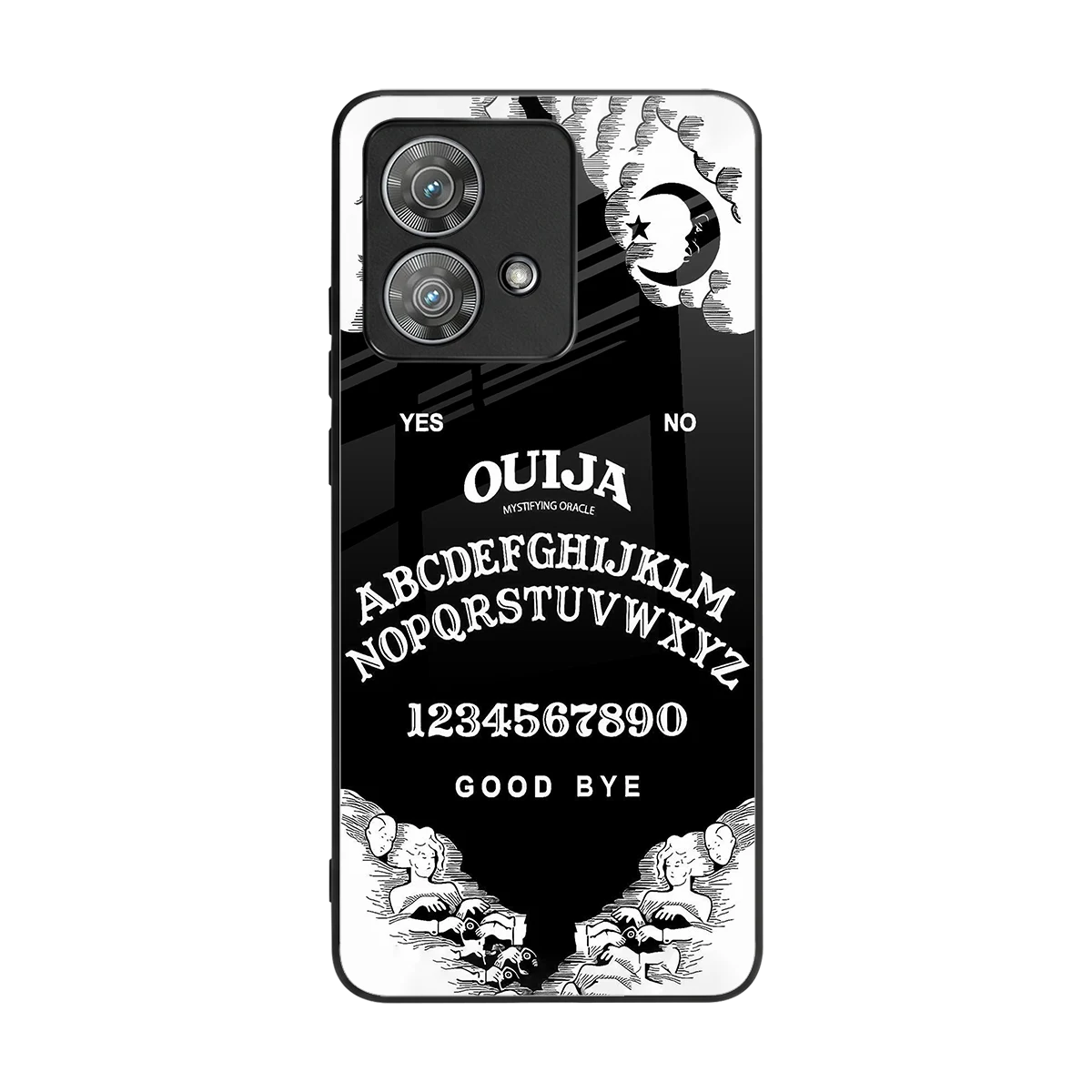 Ouija back phone cover | glass case for motorola edge 40 neo 5g