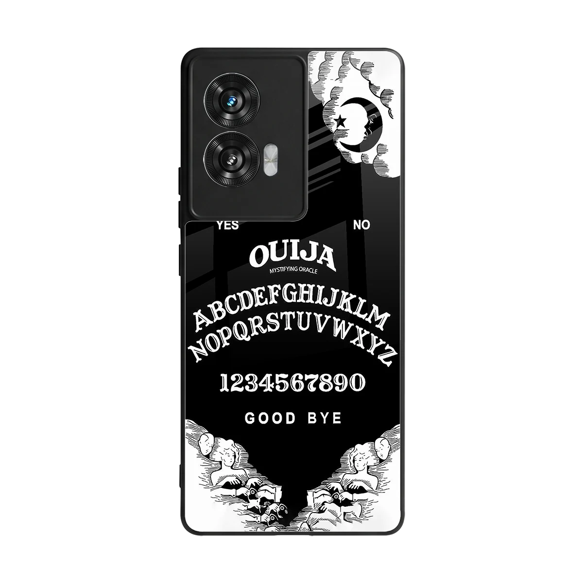 Ouija back phone cover | glass case for motorola edge 50 fusion