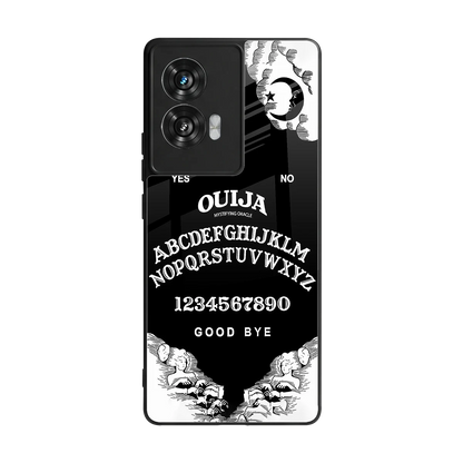 Ouija back phone cover | glass case for motorola edge 50 fusion