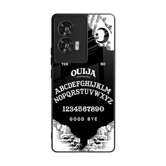 Ouija back phone cover | glass case for motorola edge 50 fusion
