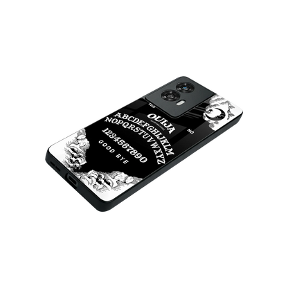 Ouija stylish phone case for motorola edge 50 fusion | glossy glass and slim fit