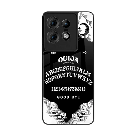 Ouija back phone cover | glass case for motorola edge 50 pro