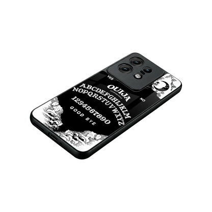 Ouija stylish phone case for motorola edge 50 pro | glossy glass and slim fit