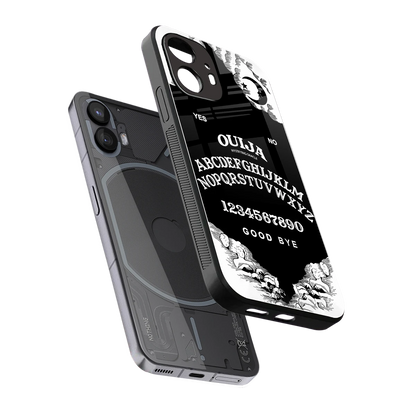 Ouija sleek nothing phone 2 cover with tempered glass back and TPU edges