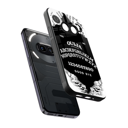 Ouija sleek nothing phone 2a cover with tempered glass back and TPU edges
