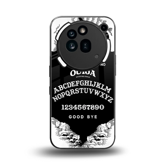 Ouija back phone cover | glass case for nothing phone 3a pro