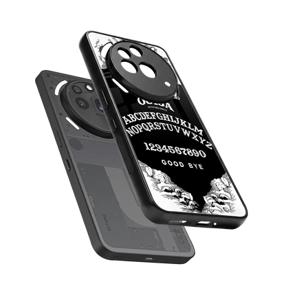 Ouija sleek nothing phone 3a pro cover with tempered glass back and TPU edges