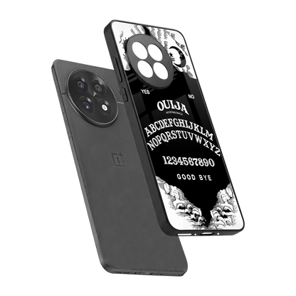 Ouija sleek oneplus 13r cover with tempered glass back and TPU edges