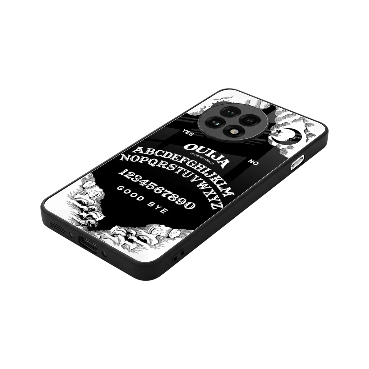 Ouija stylish phone case for oneplus 13r | glossy glass and slim fit