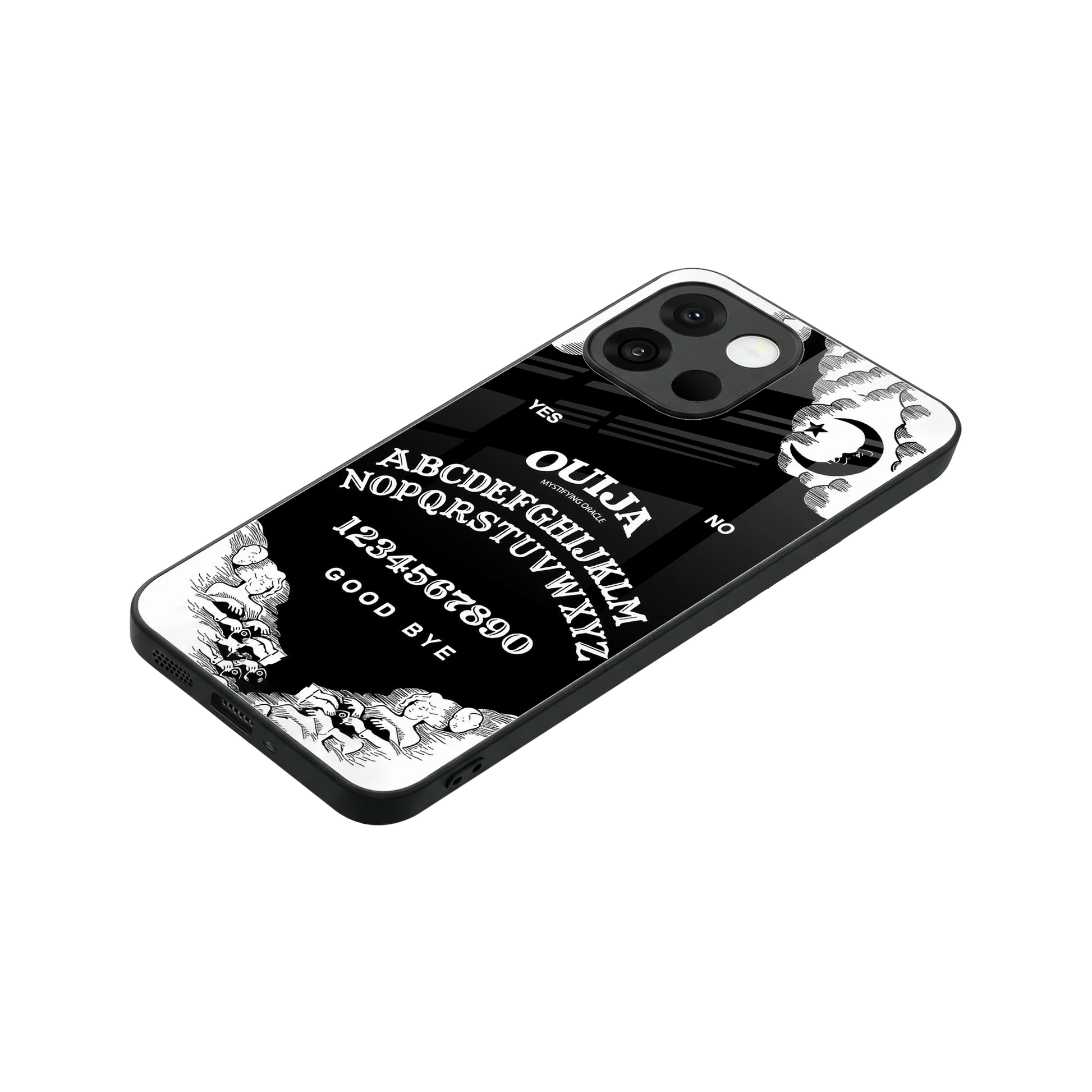 Ouija stylish phone case for oneplus 13s | glossy glass and slim fit