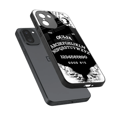 Ouija sleek oneplus 15r cover with tempered glass back and TPU edges