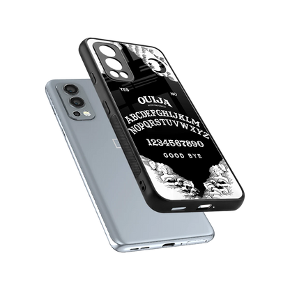 Ouija sleek oneplus nord 2 cover with tempered glass back and TPU edges