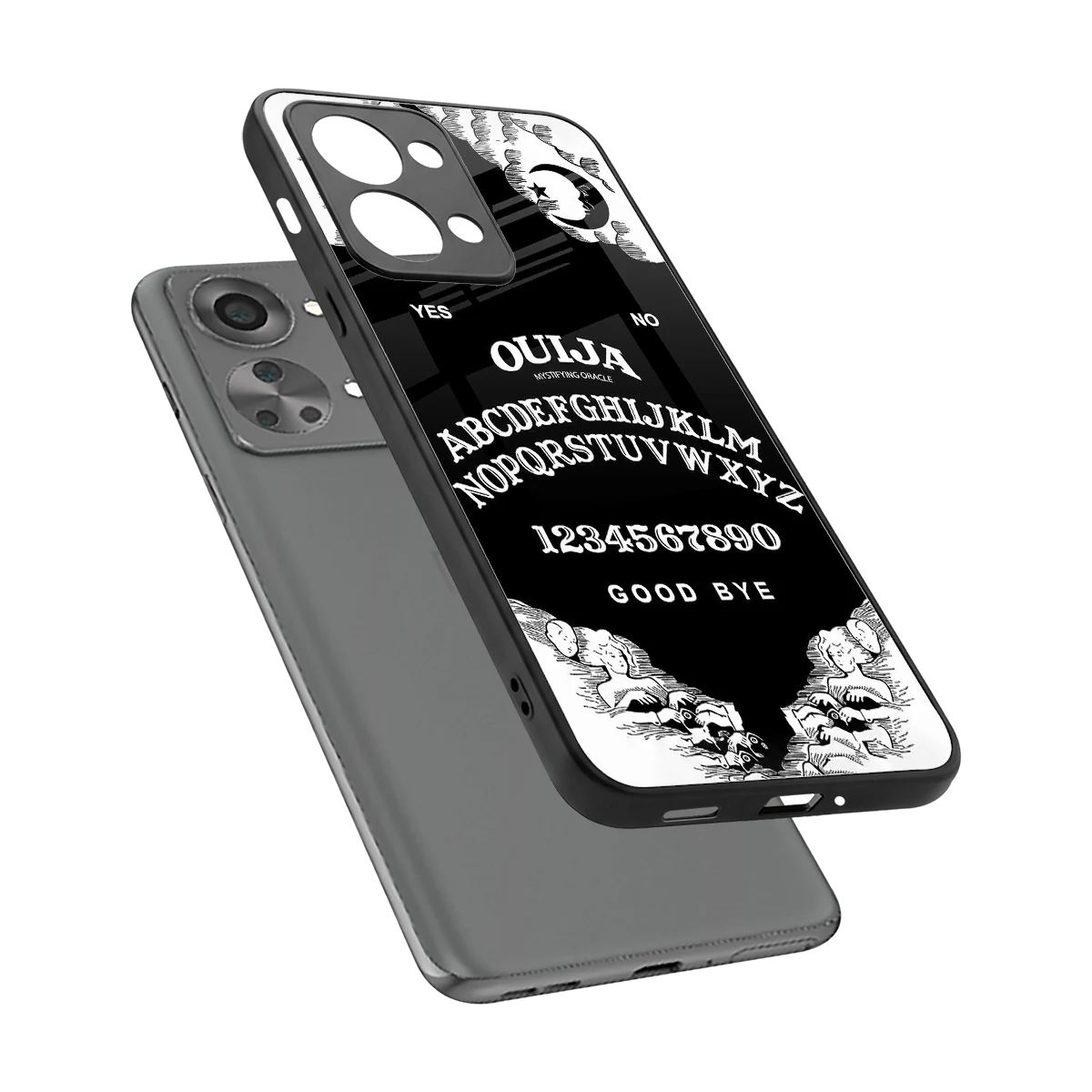 Ouija sleek oneplus nord 2t cover with tempered glass back and TPU edges