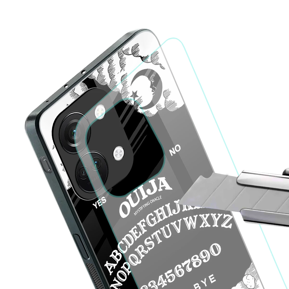 Ouija stylish phone case for oneplus nord 3 | glossy glass and slim fit