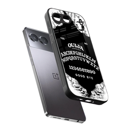 Ouija sleek oneplus nord 4 cover with tempered glass back and TPU edges