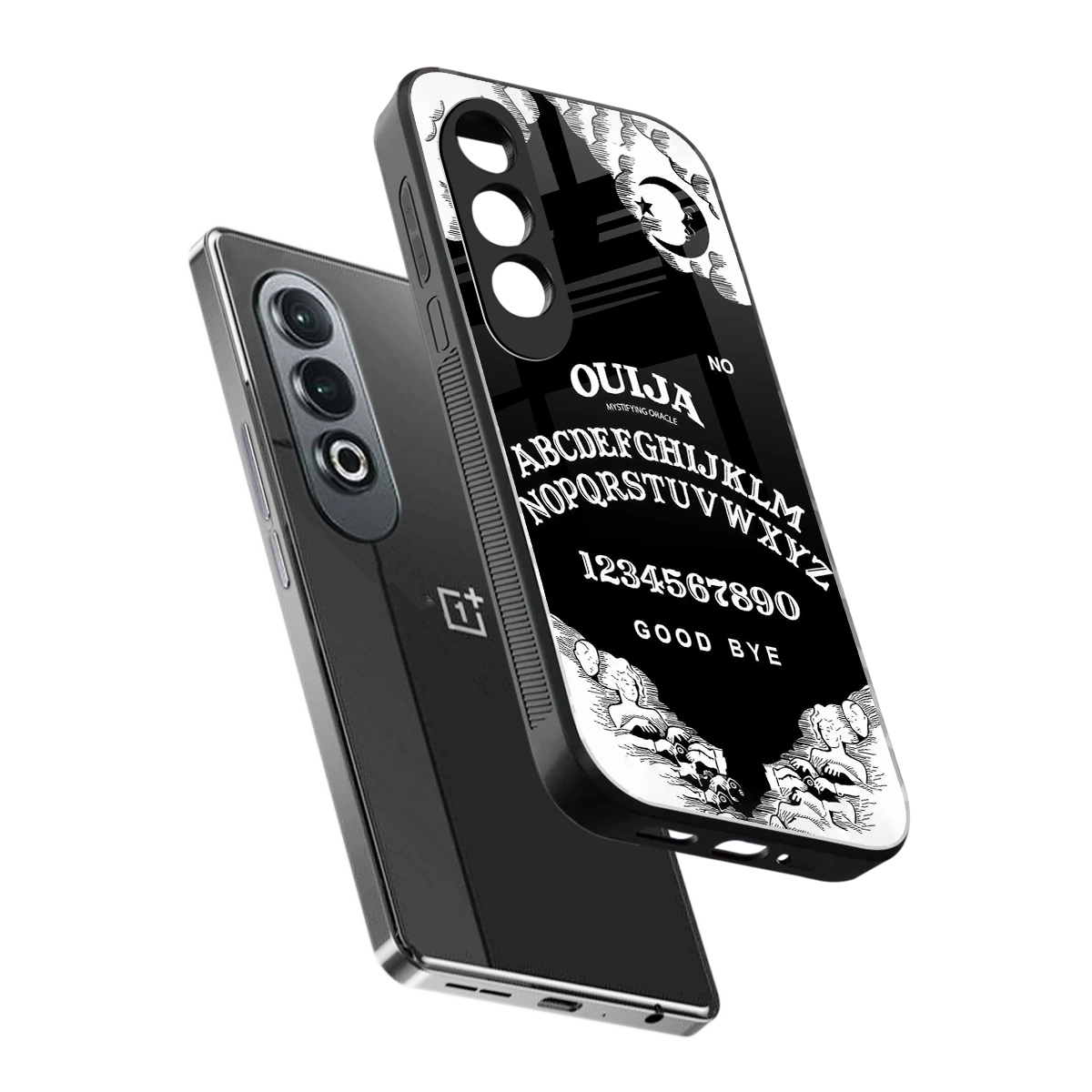 Ouija sleek oneplus nord ce 4 cover with tempered glass back and TPU edges