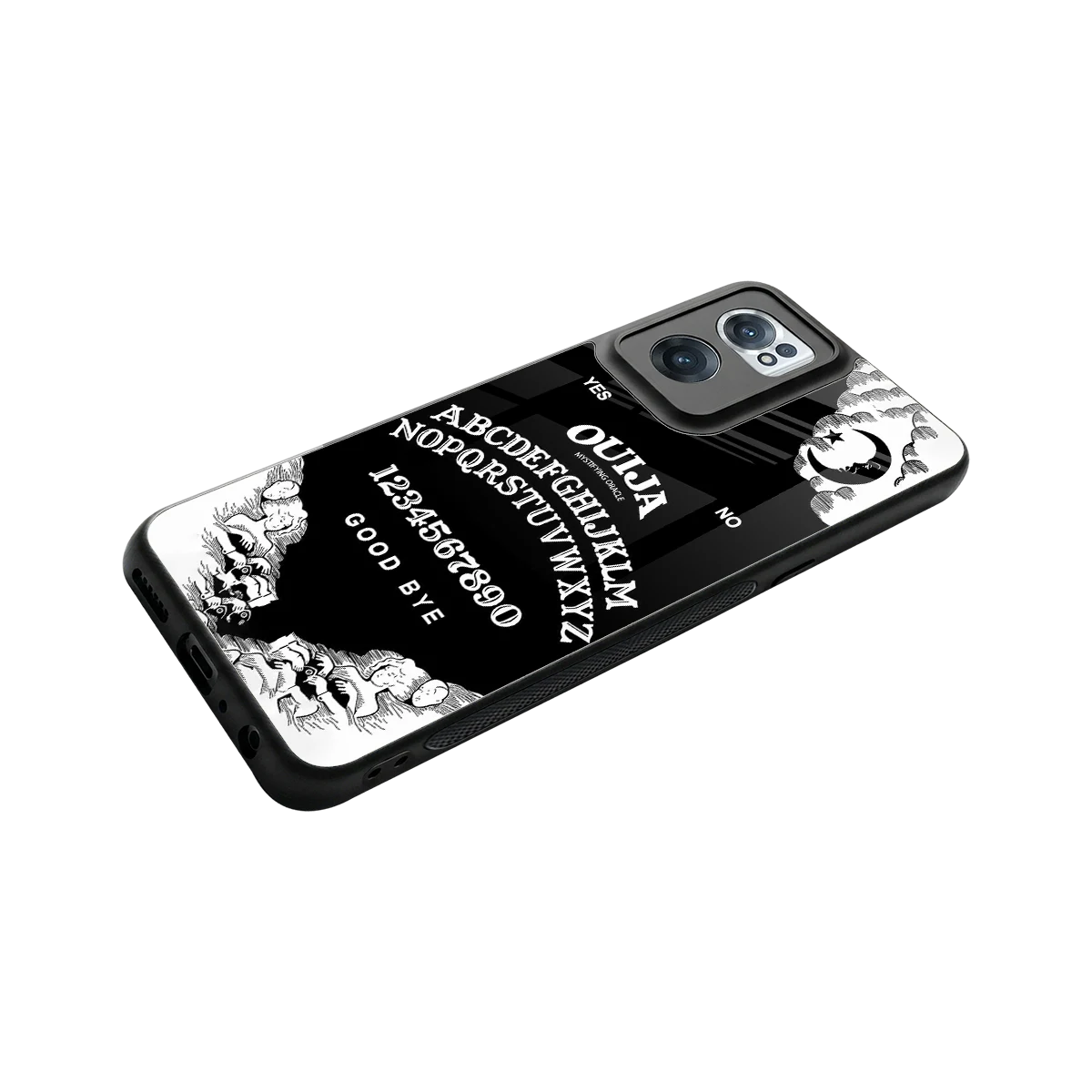 Ouija stylish phone case for oneplus nord ce 2 | glossy glass and slim fit