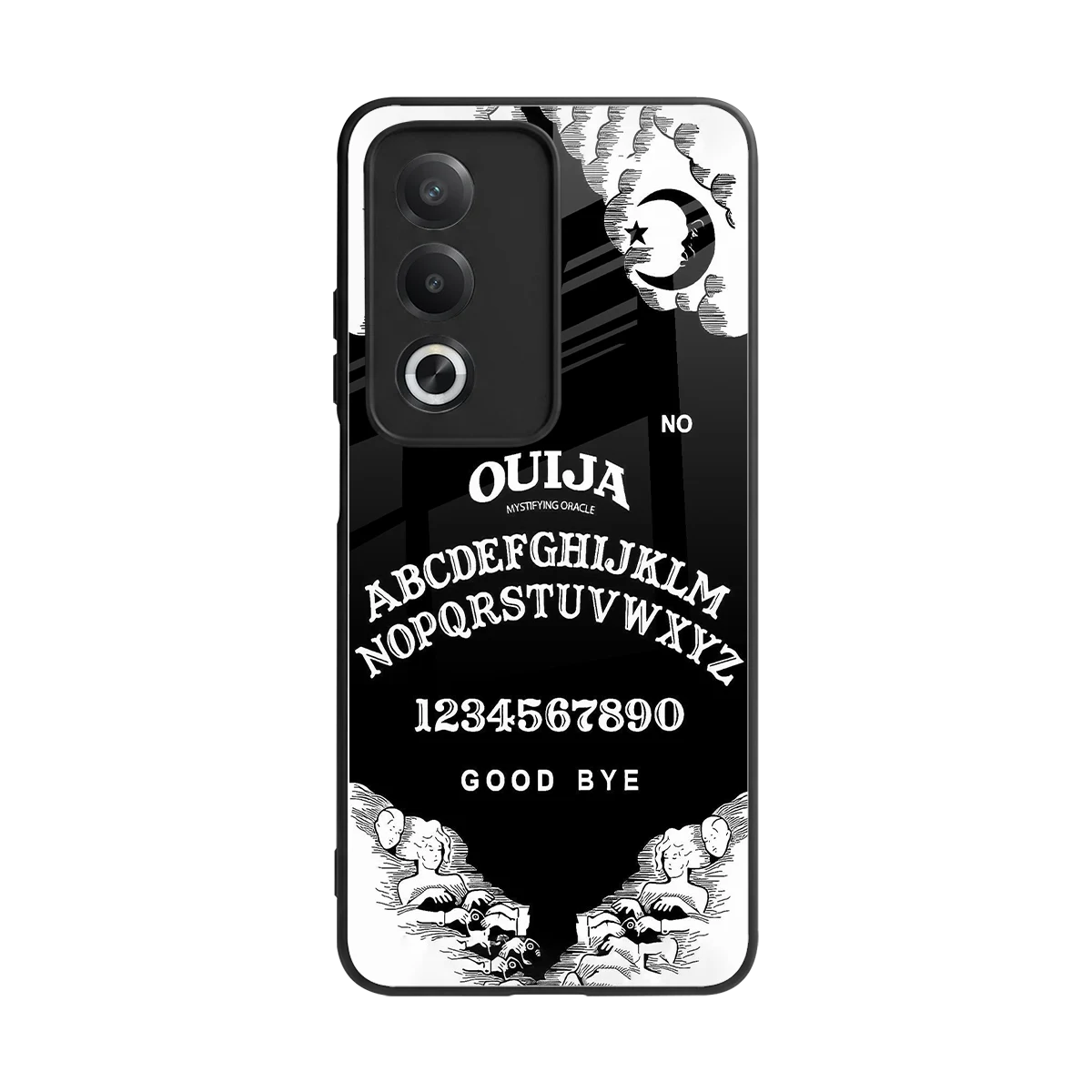 Ouija back phone cover | glass case for oppo a3 pro