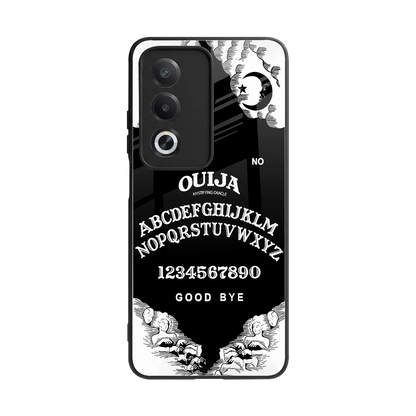 Ouija back phone cover | glass case for oppo a3 pro