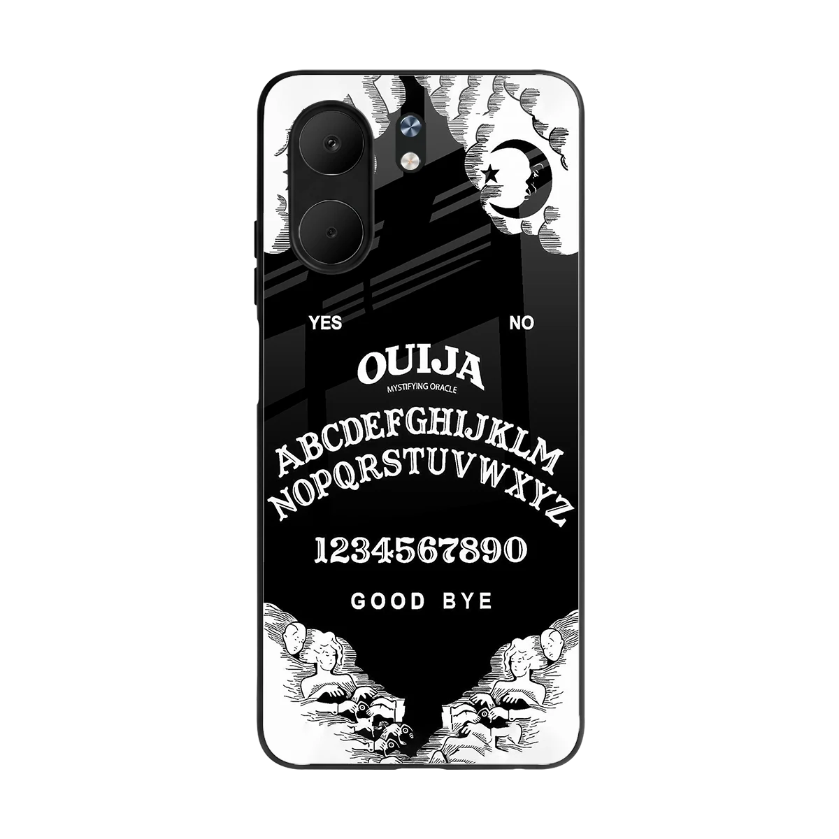 Ouija back phone cover | glass case for oppo a5x 5g