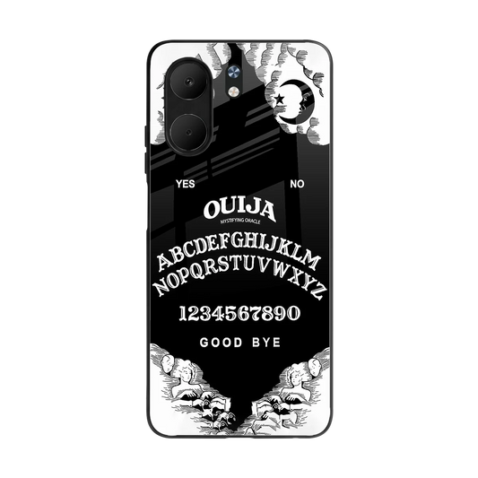 Ouija back phone cover | glass case for oppo a5x 5g