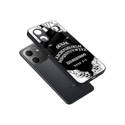 Ouija sleek oppo a5x 5g cover with tempered glass back and TPU edges
