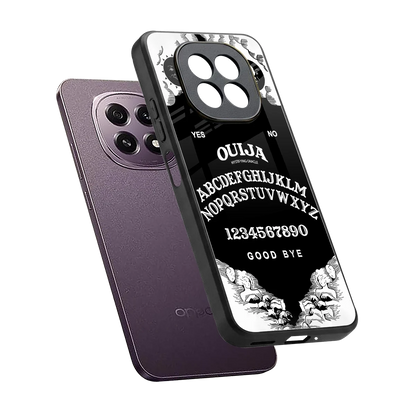 Ouija sleek oppo f29 5g cover with tempered glass back and TPU edges