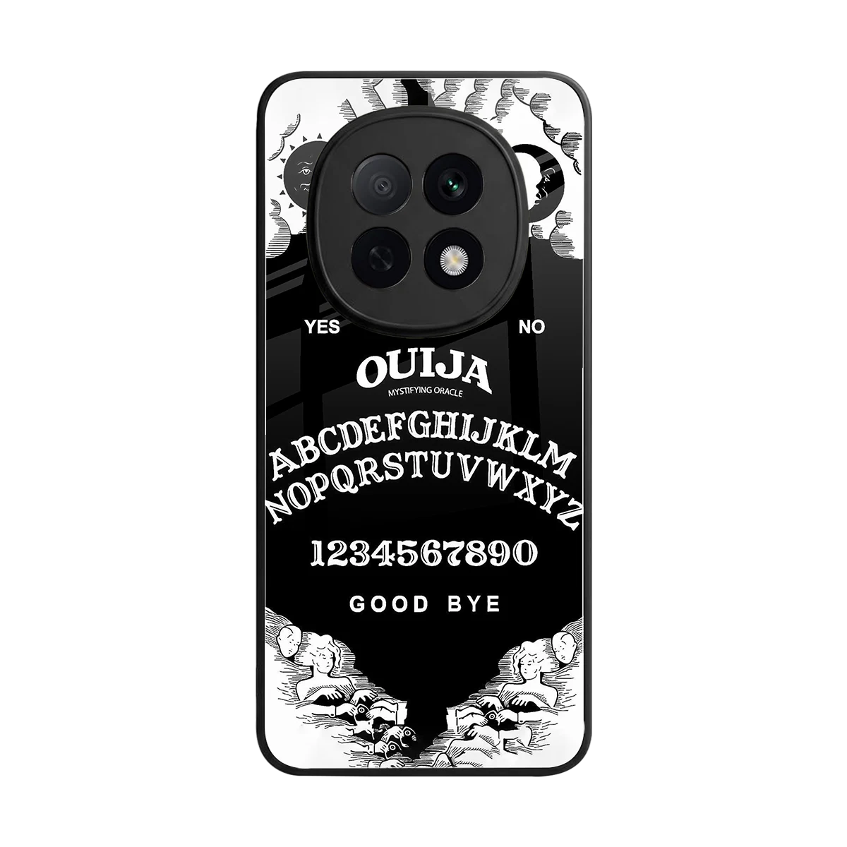 Ouija back phone cover | glass case for oppo f29 pro 5g