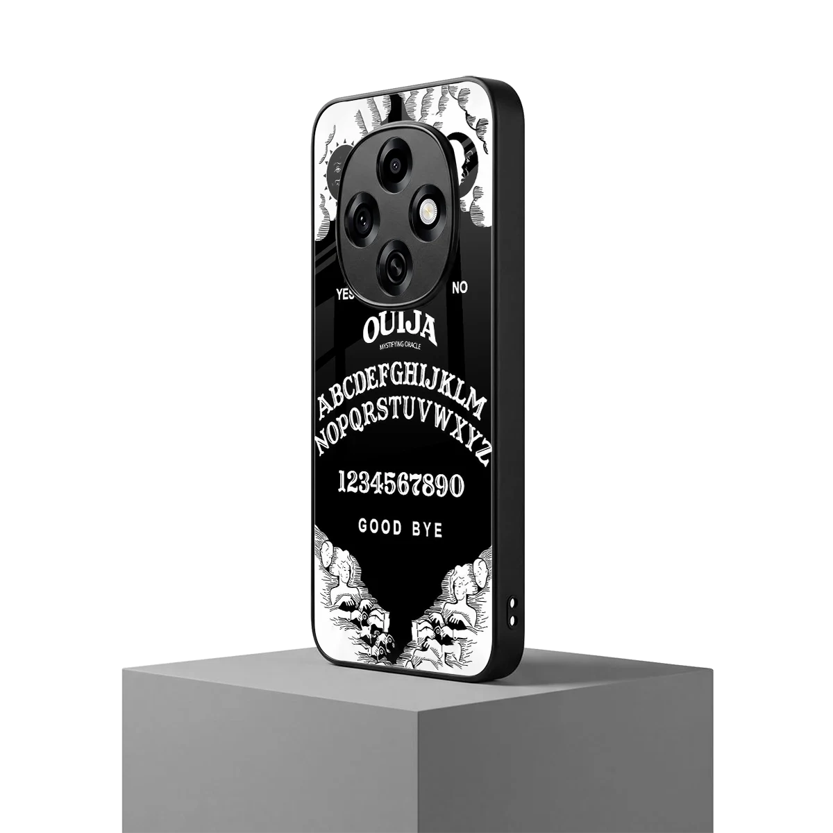 Ouija oppo f31 pro 5g mobile cover | shockproof glass phone case