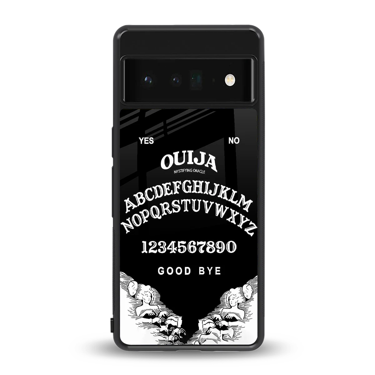 Ouija back phone cover | glass case for google pixel 6 pro
