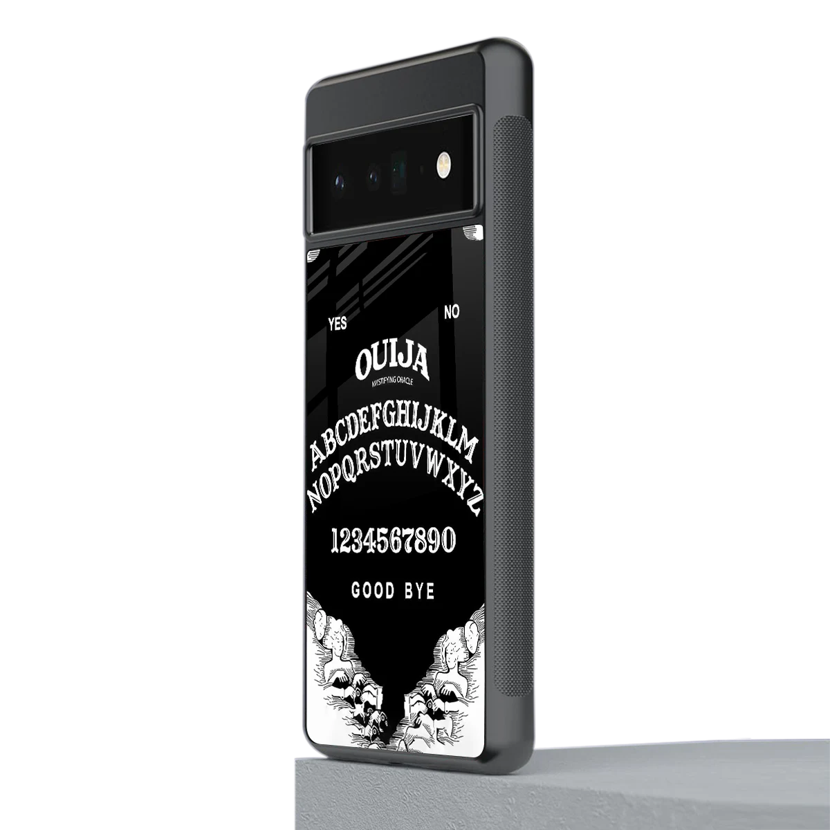 Ouija stylish phone case for google pixel 6 pro | glossy glass and slim fit