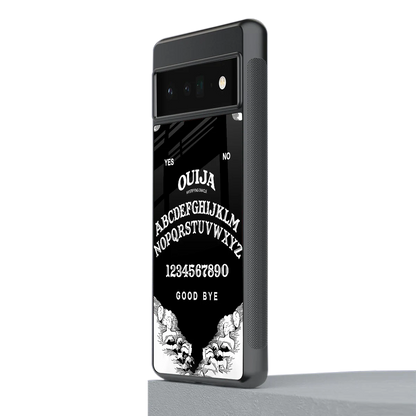 Ouija stylish phone case for google pixel 6 pro | glossy glass and slim fit