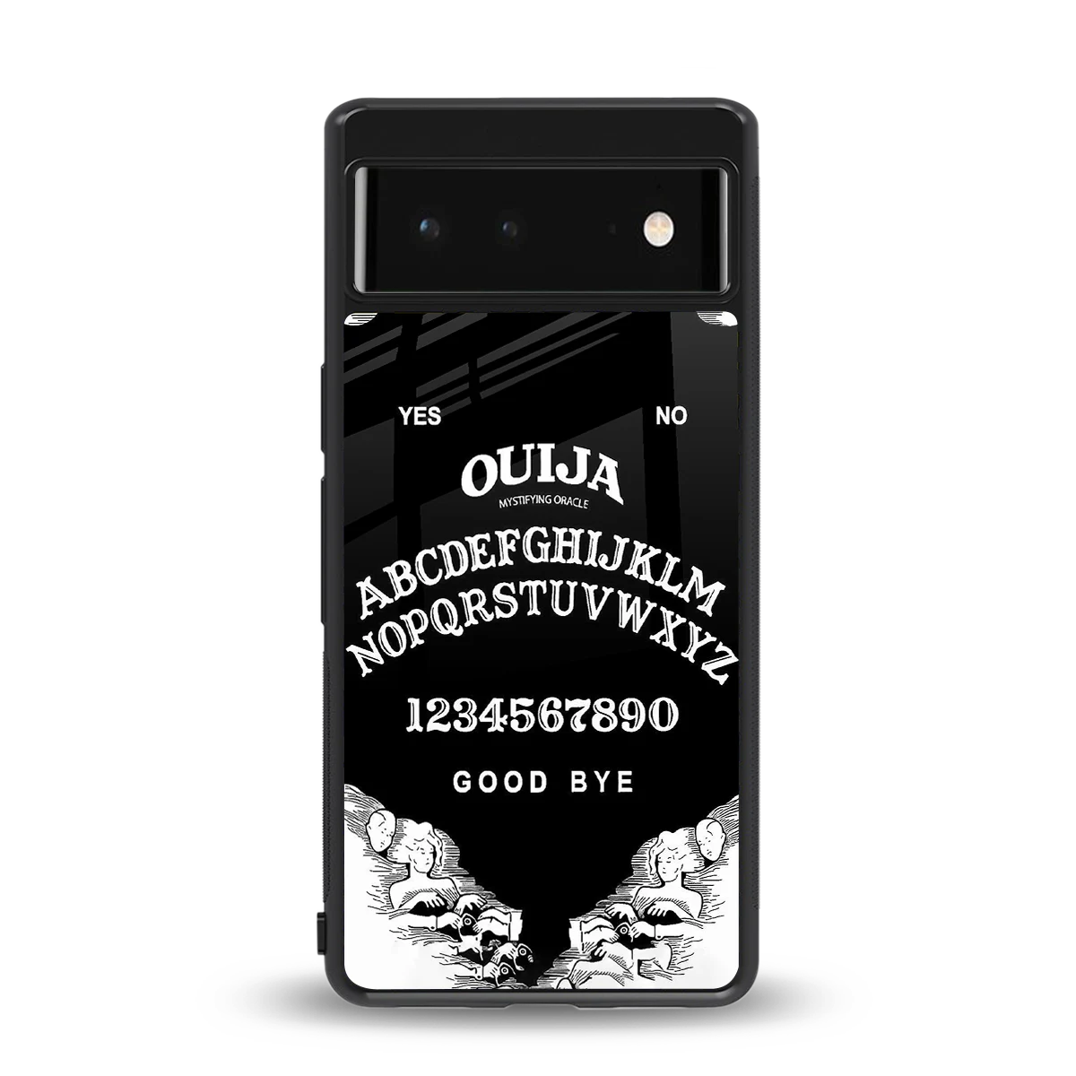 Ouija back phone cover | glass case for google pixel 6