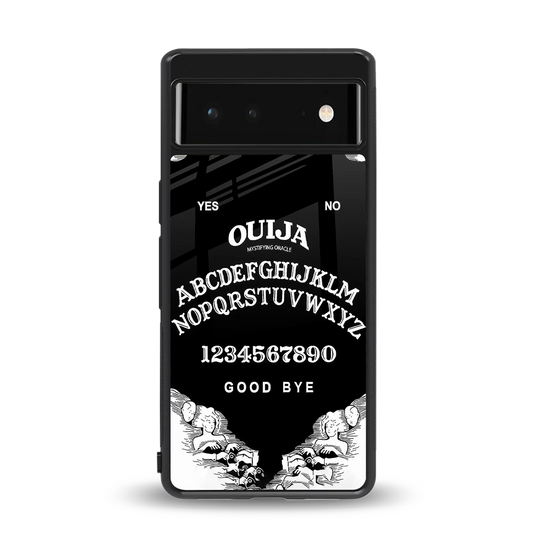 Ouija back phone cover | glass case for google pixel 6