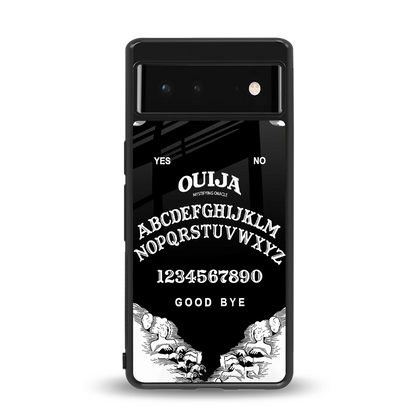 Ouija back phone cover | glass case for google pixel 6a