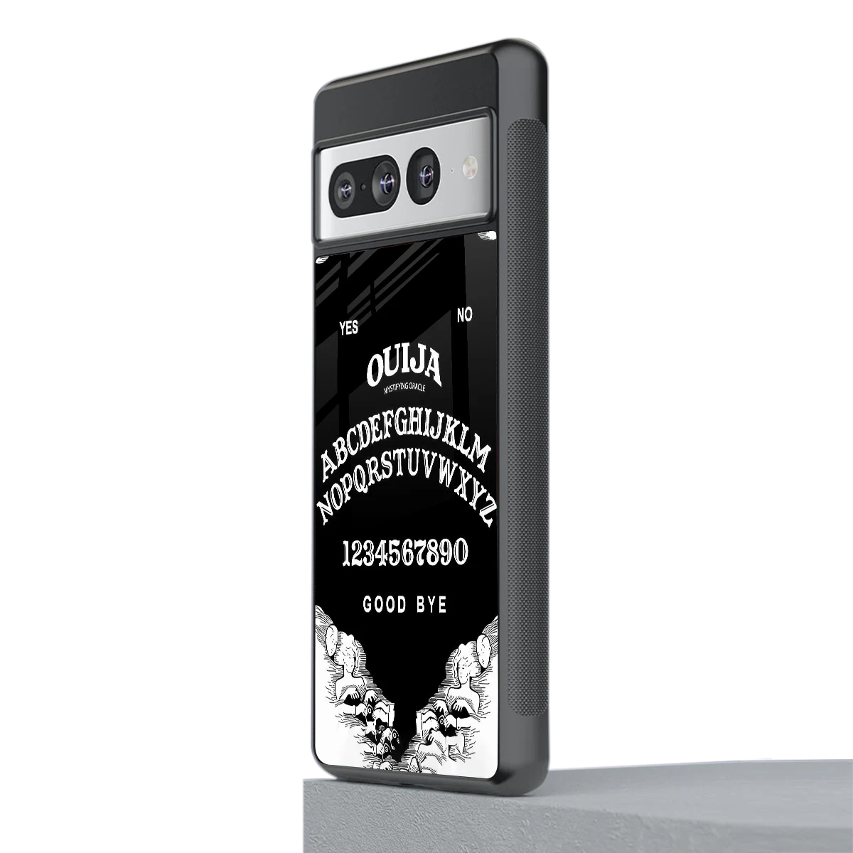 Ouija stylish phone case for google pixel 7 pro | glossy glass and slim fit