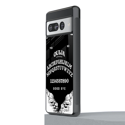 Ouija stylish phone case for google pixel 7 pro | glossy glass and slim fit