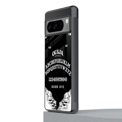 Ouija stylish phone case for google pixel 8 pro | glossy glass and slim fit