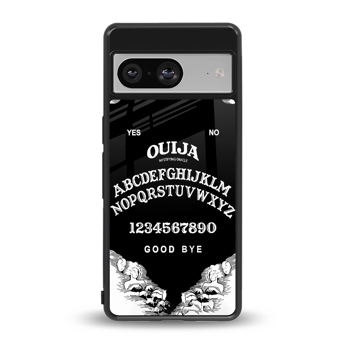 Ouija back phone cover | glass case for google pixel 8
