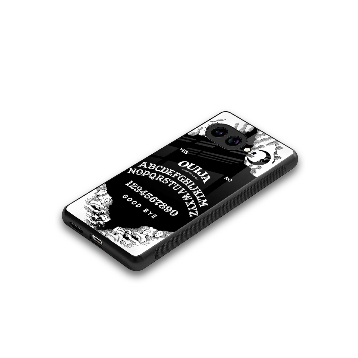 Ouija stylish phone case for google pixel 10a | glossy glass and slim fit