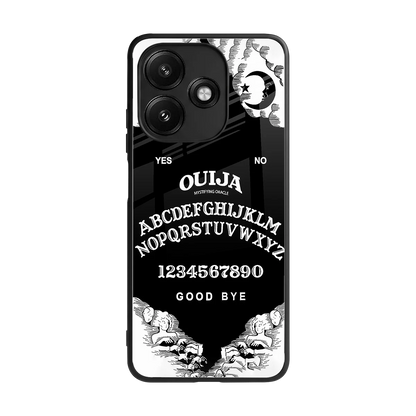 Ouija back phone cover | glass case for redmi 12 5g