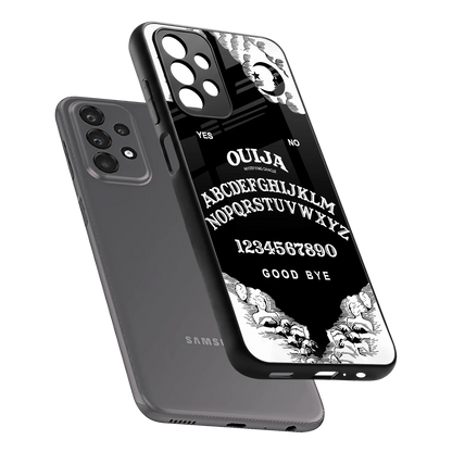 Ouija sleek samsung galaxy a23 cover with tempered glass back and TPU edges