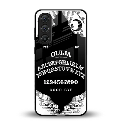 Ouija back phone cover | glass case for samsung galaxy m35 5g