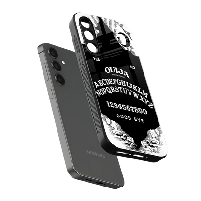 Ouija sleek samsung galaxy m35 5g cover with tempered glass back and TPU edges