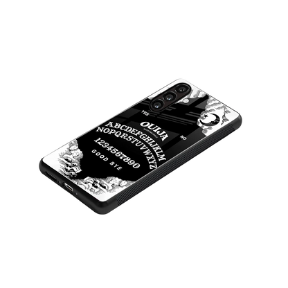 Ouija stylish phone case for samsung galaxy m35 5g | glossy glass and slim fit