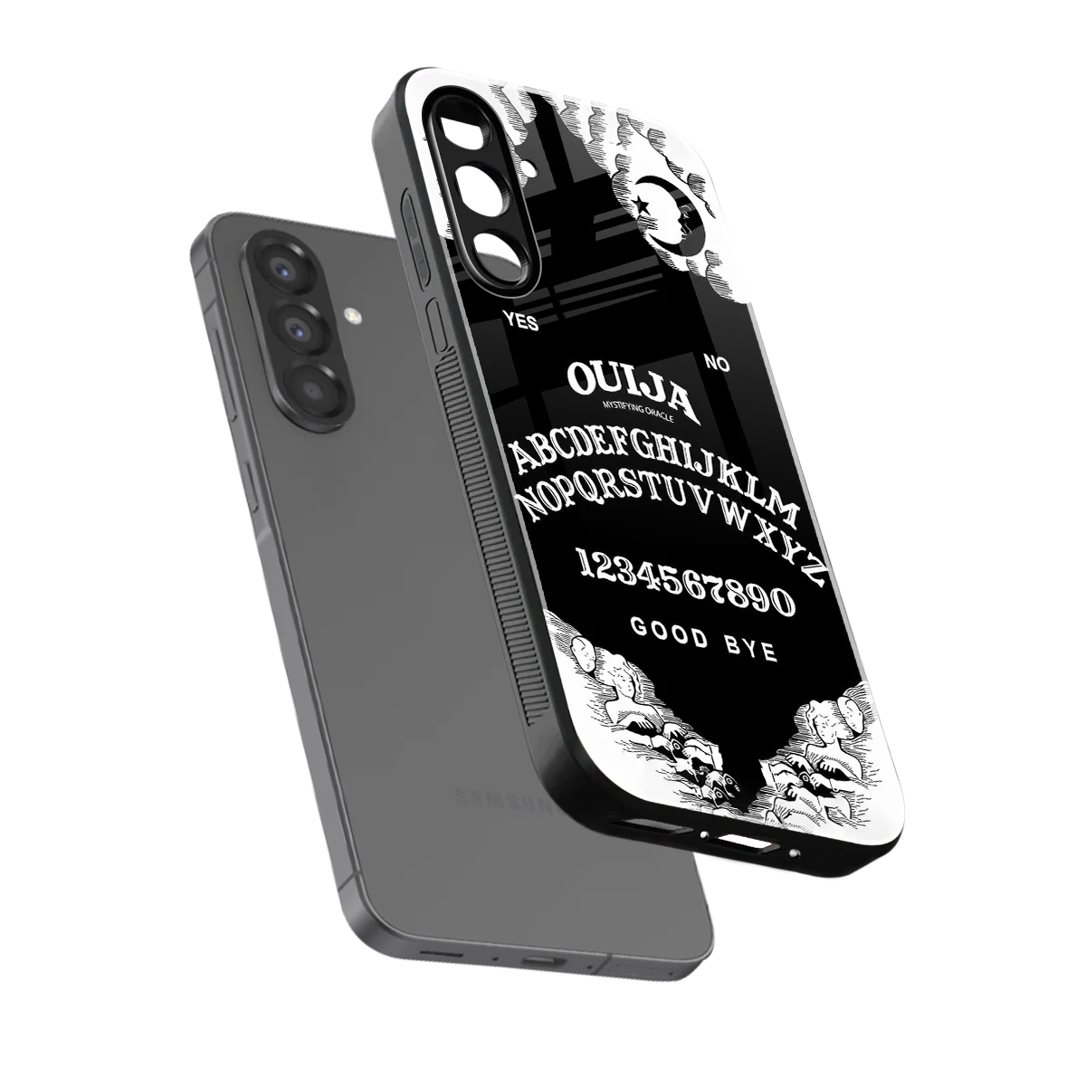 Ouija sleek samsung galaxy a36 5g cover with tempered glass back and TPU edges