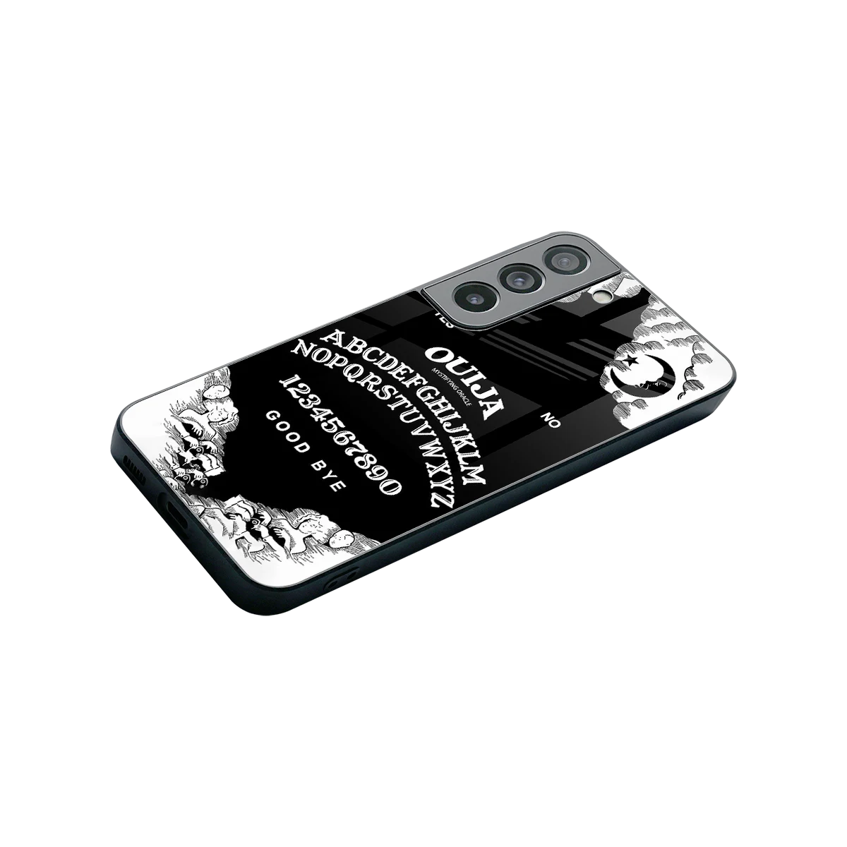Ouija stylish phone case for samsung galaxy s22 | glossy glass and slim fit
