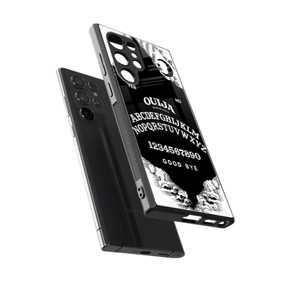 Ouija sleek samsung galaxy s23 ultra cover with tempered glass back and TPU edges