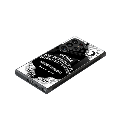 Ouija stylish phone case for samsung galaxy s24 ultra | glossy glass and slim fit
